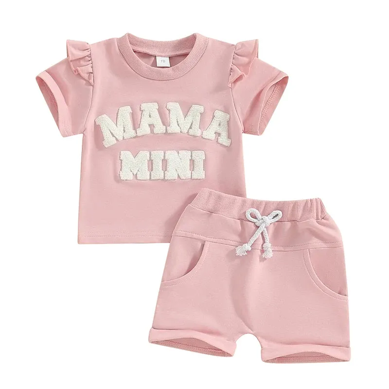 0-3Y Toddler Baby Girl Summer Short Clothing Set