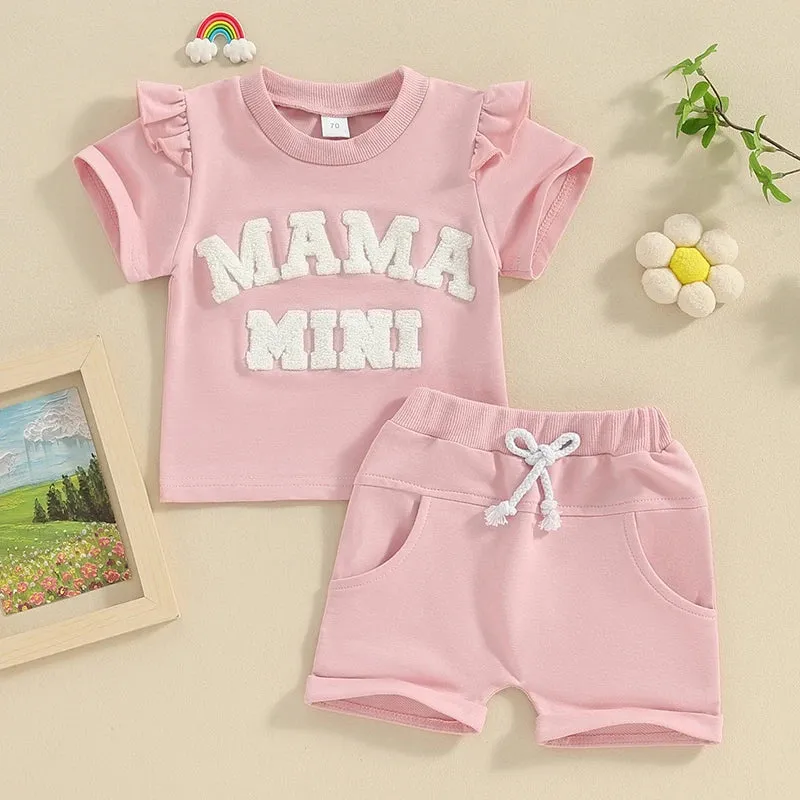 0-3Y Toddler Baby Girl Summer Short Clothing Set