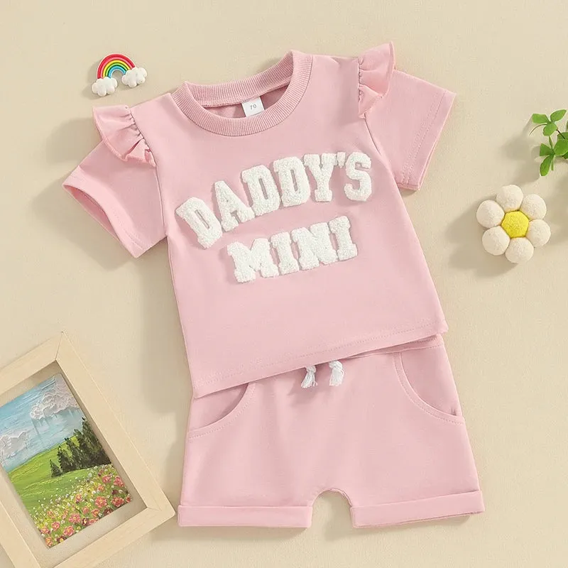 0-3Y Toddler Baby Girl Summer Short Clothing Set