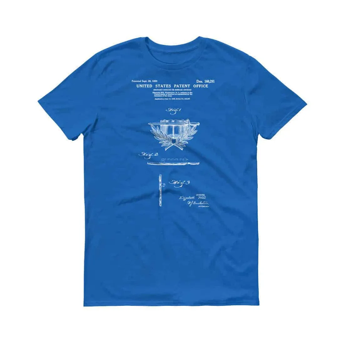 1950 Military Army Insigne Patent T-Shirt - Military Insigne T-Shirt, Army Gift, Military Gift, Military Medal T-Shirt, Military Art T-Shirt