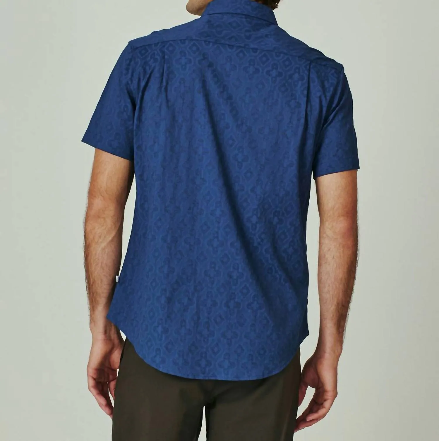 7Diamonds - Atlas Jacquard Short Sleeve Shirt