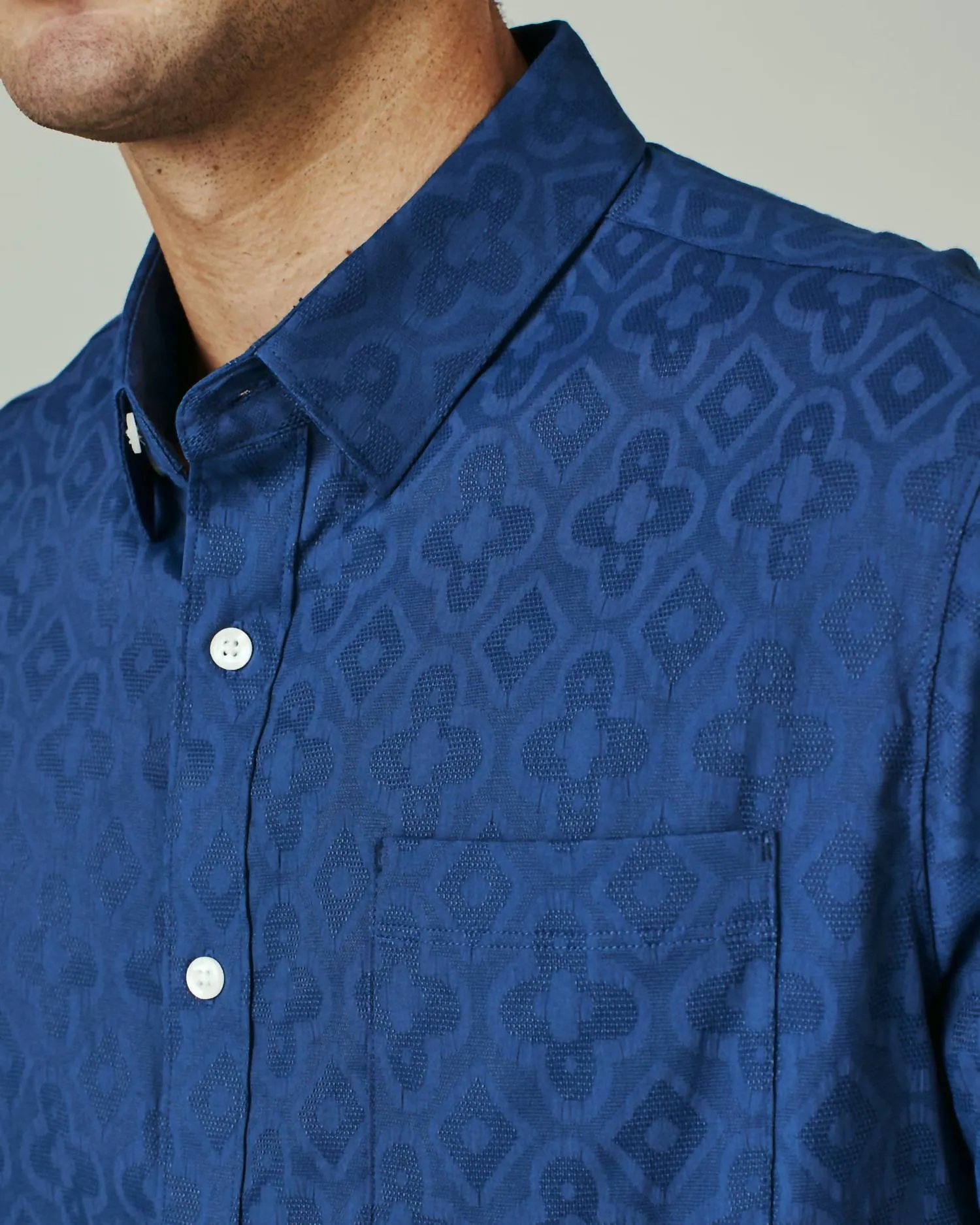 7Diamonds - Atlas Jacquard Short Sleeve Shirt