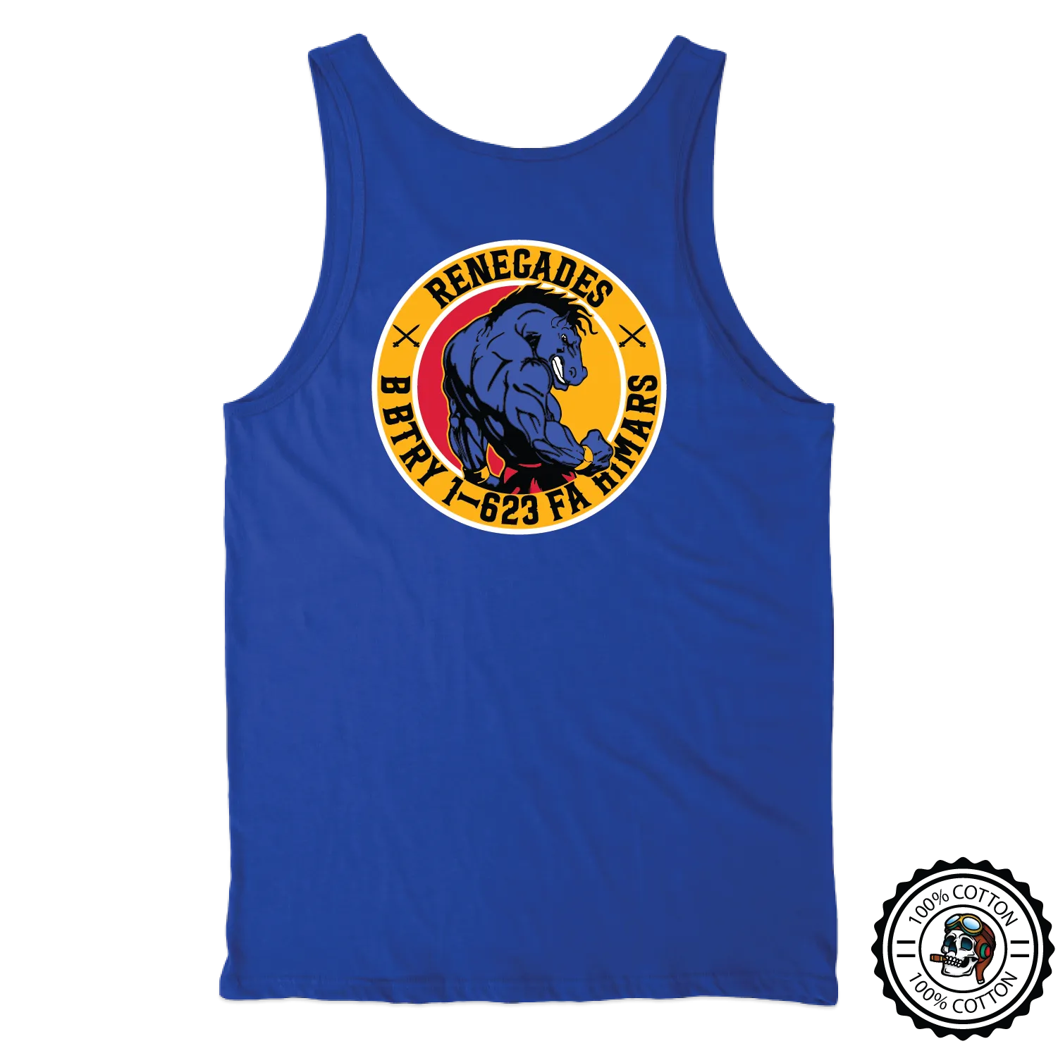 B BTRY, 1-623 "RENEGADES" Color Tank Tops