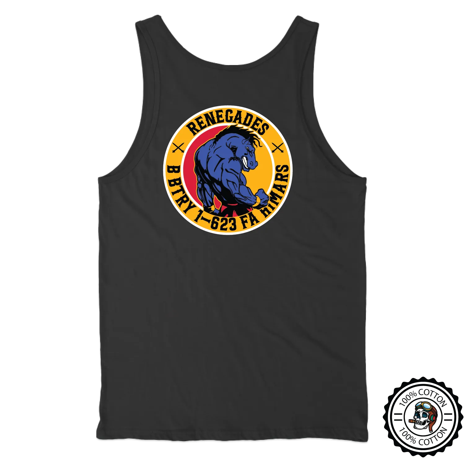 B BTRY, 1-623 "RENEGADES" Color Tank Tops