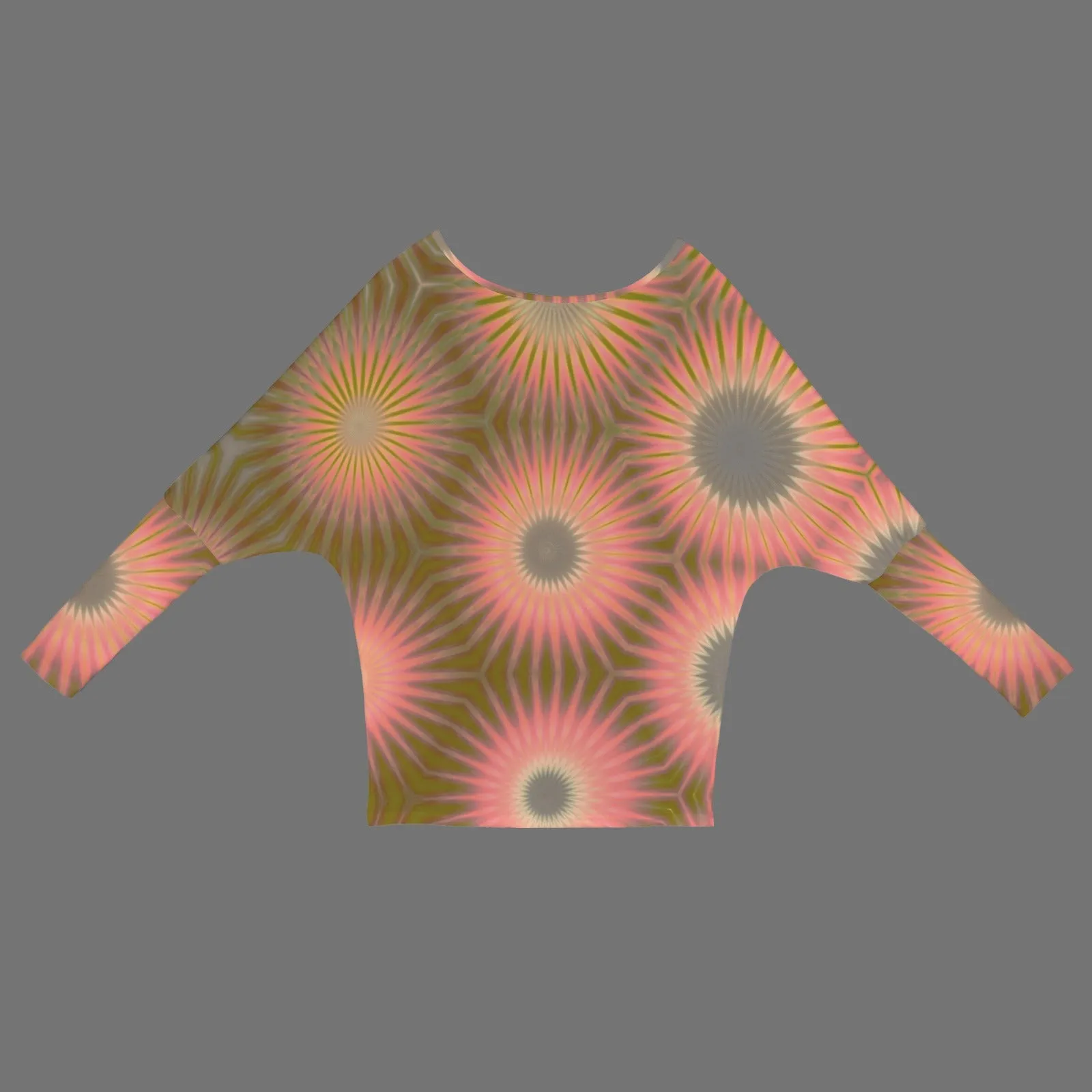 Batwing Long Sleeve Sweater Iridescent Sunset