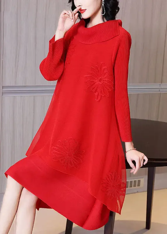 Bead Tulle Vacation Long Dresses Long Sleeve
