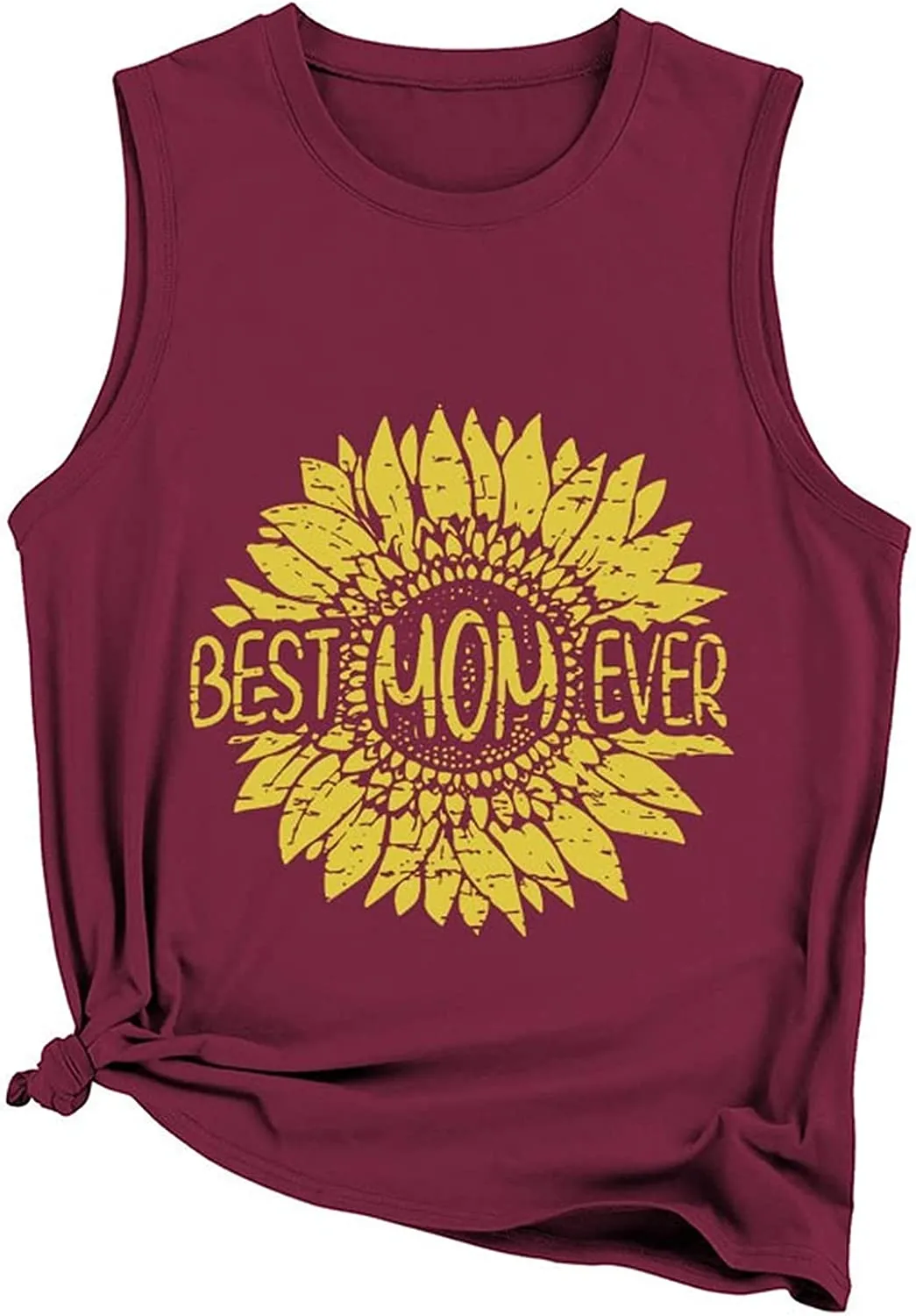 Best Mom Ever in Sunflower Tank Women Shirt