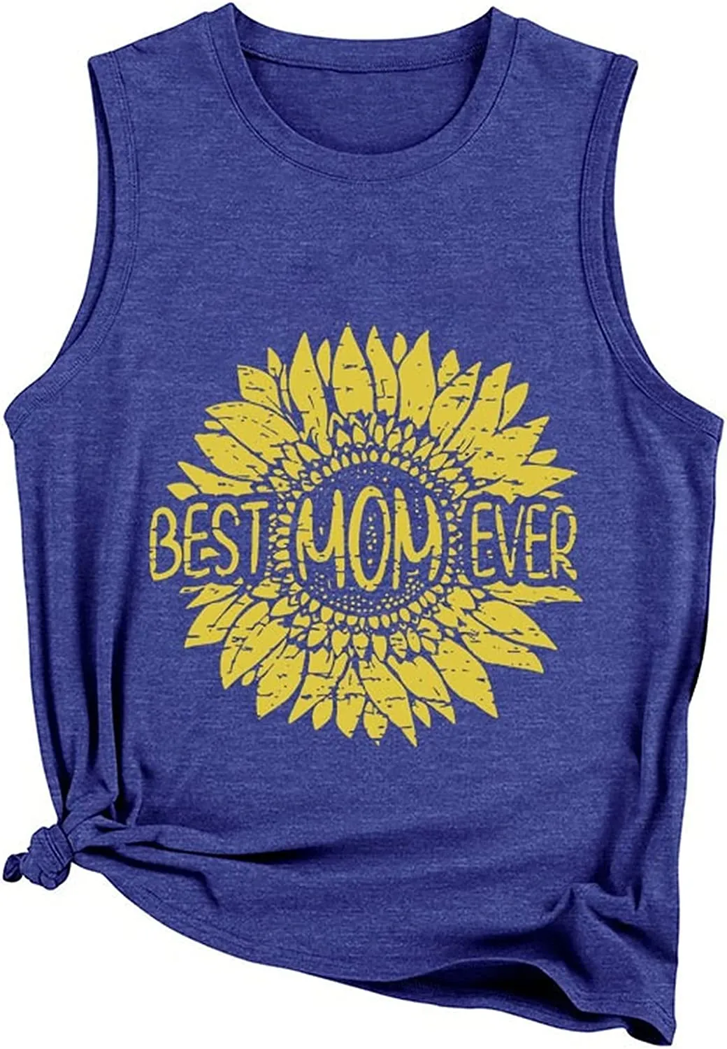 Best Mom Ever in Sunflower Tank Women Shirt