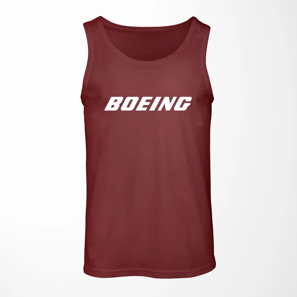 Boeing & Text Designed Tank Tops