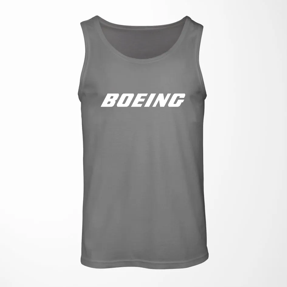 Boeing & Text Designed Tank Tops