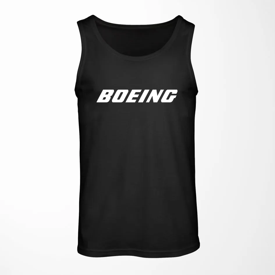 Boeing & Text Designed Tank Tops