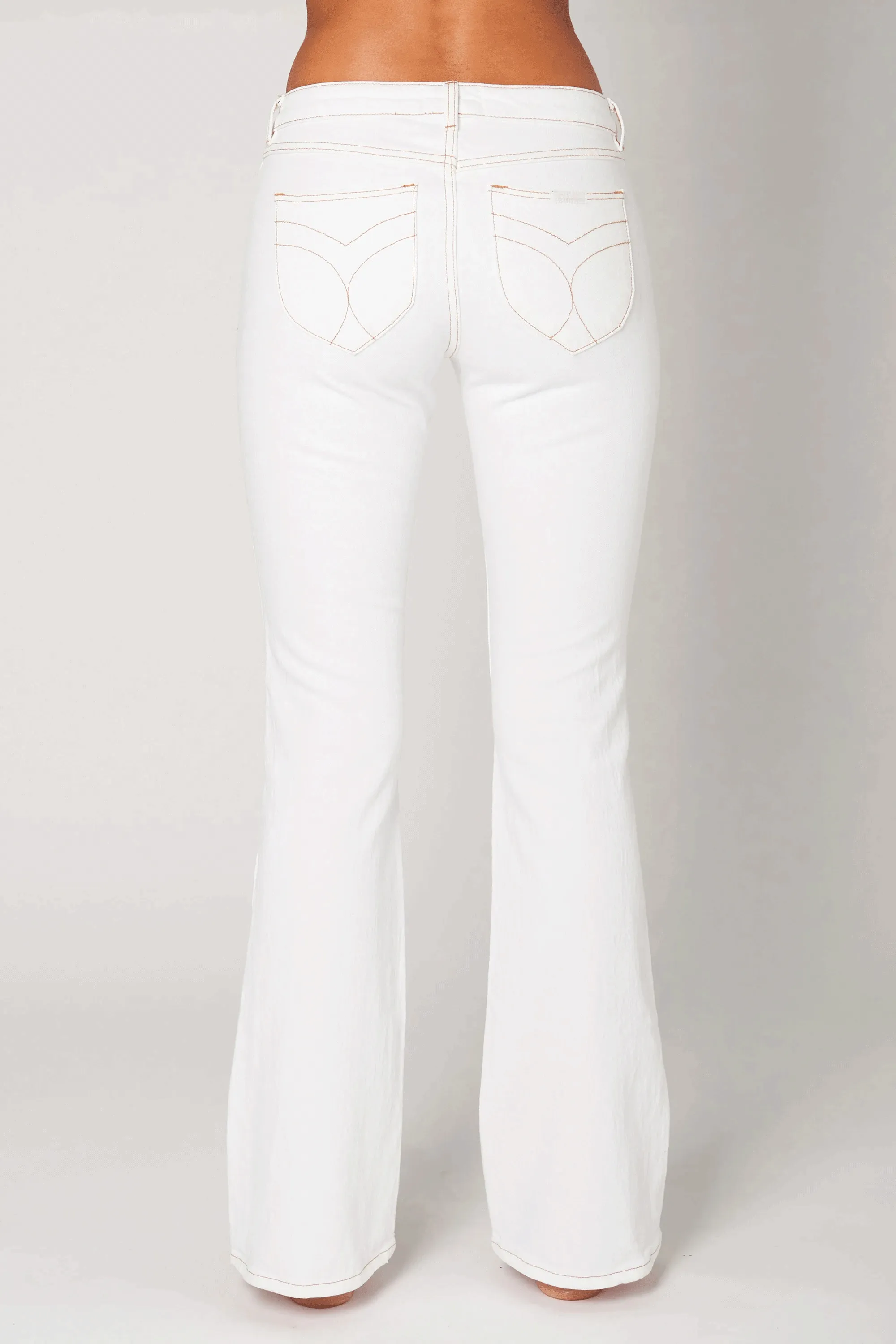 Dallas Low Bootcut - 80s White