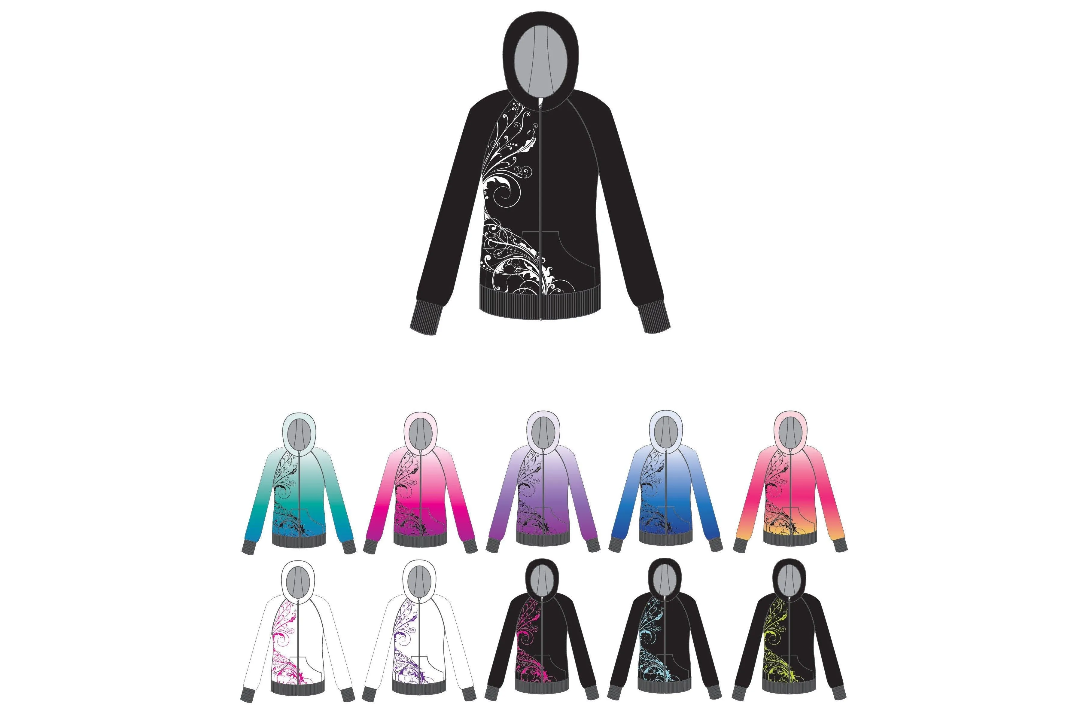 Filigree Full Zip Hoody