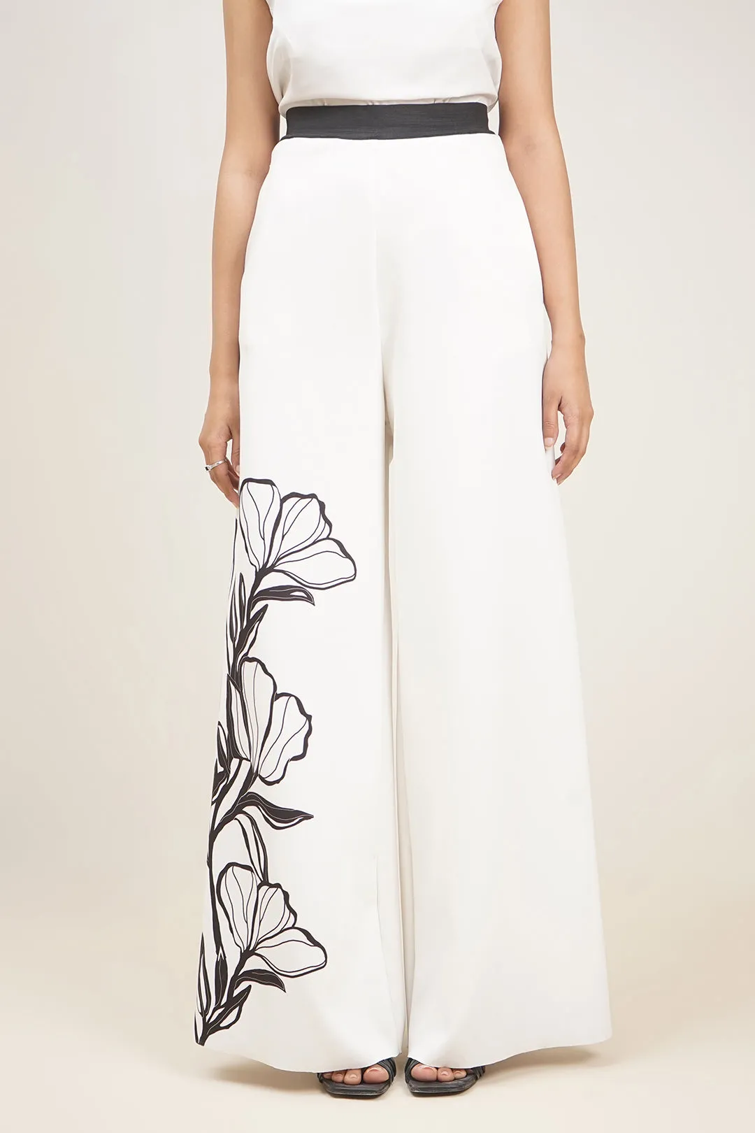 Floral Knit Pants