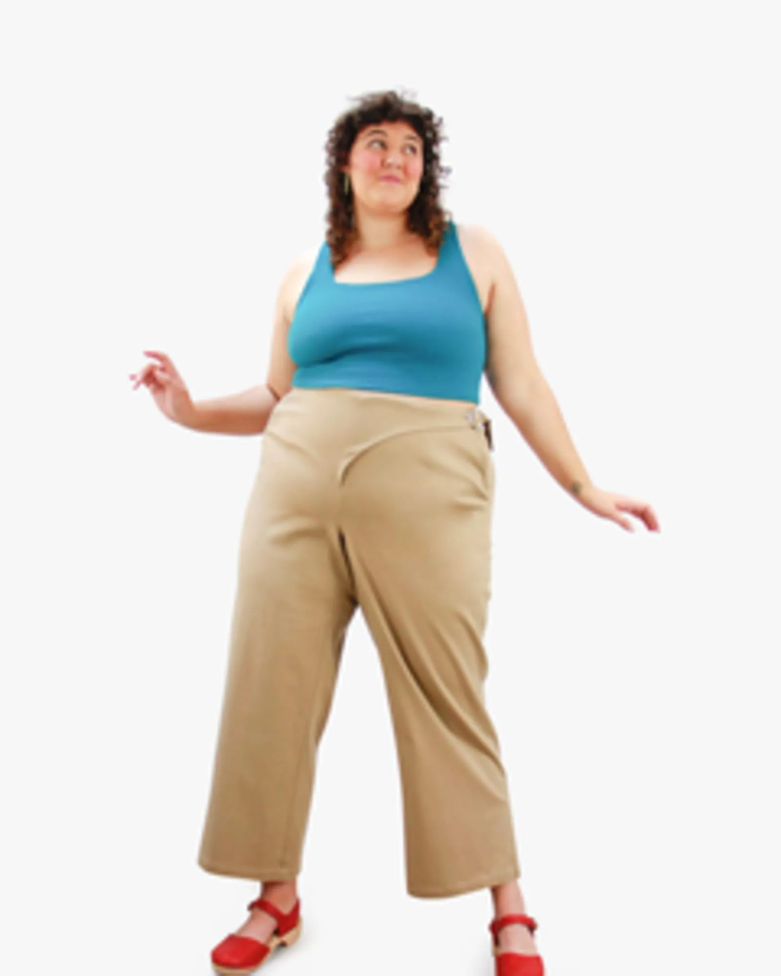 Heart Belted Pant | SANDSTONE