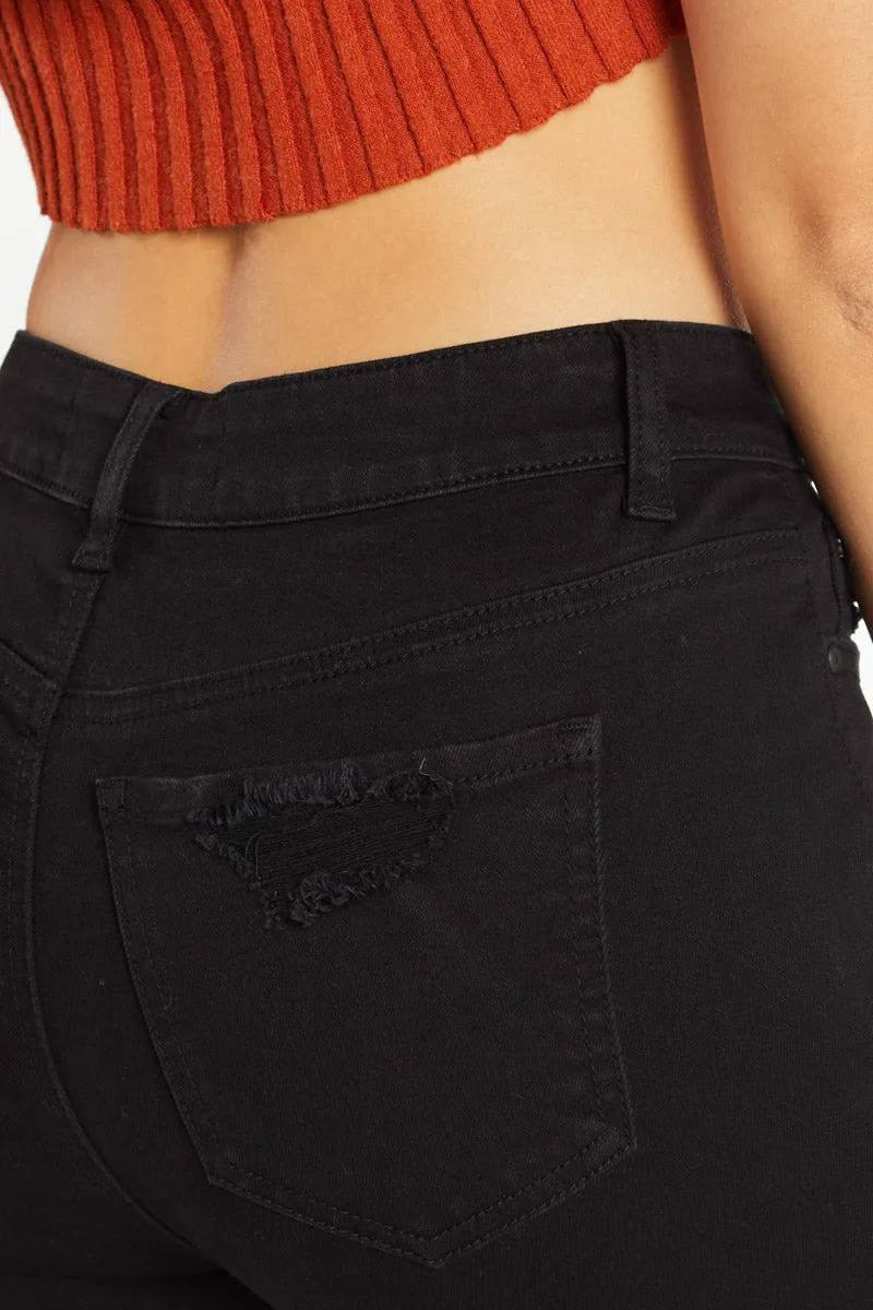High Rise 5 Pocket Bootcut Jeans