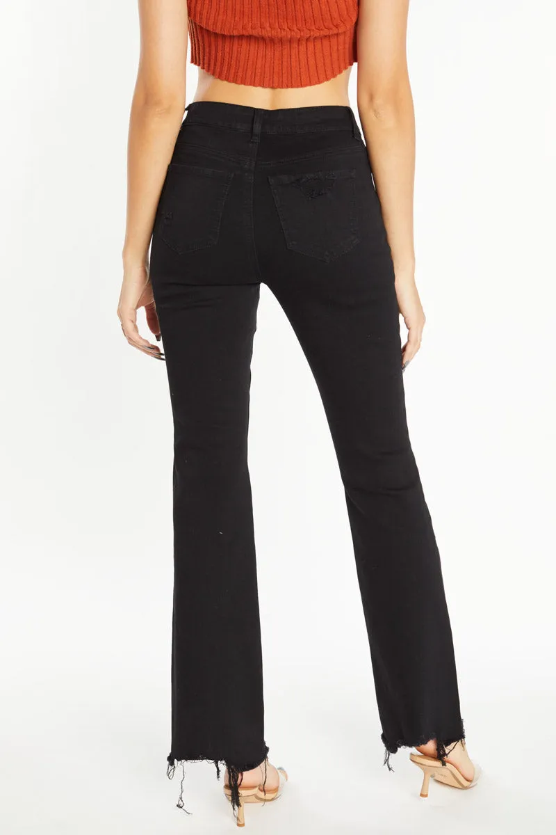 High Rise 5 Pocket Bootcut Jeans