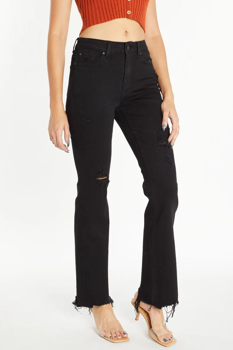 High Rise 5 Pocket Bootcut Jeans