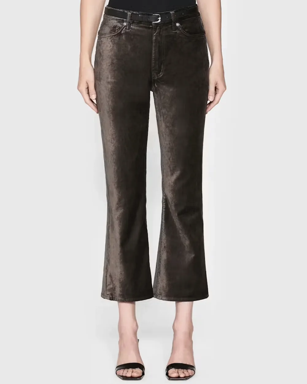 Le Crop Mini Boot in Comet Velvet