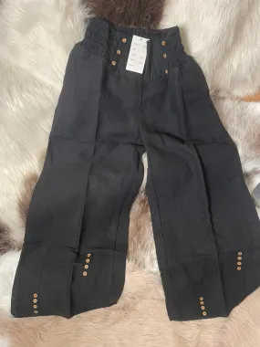 Linen Button Pant by Paper Lace