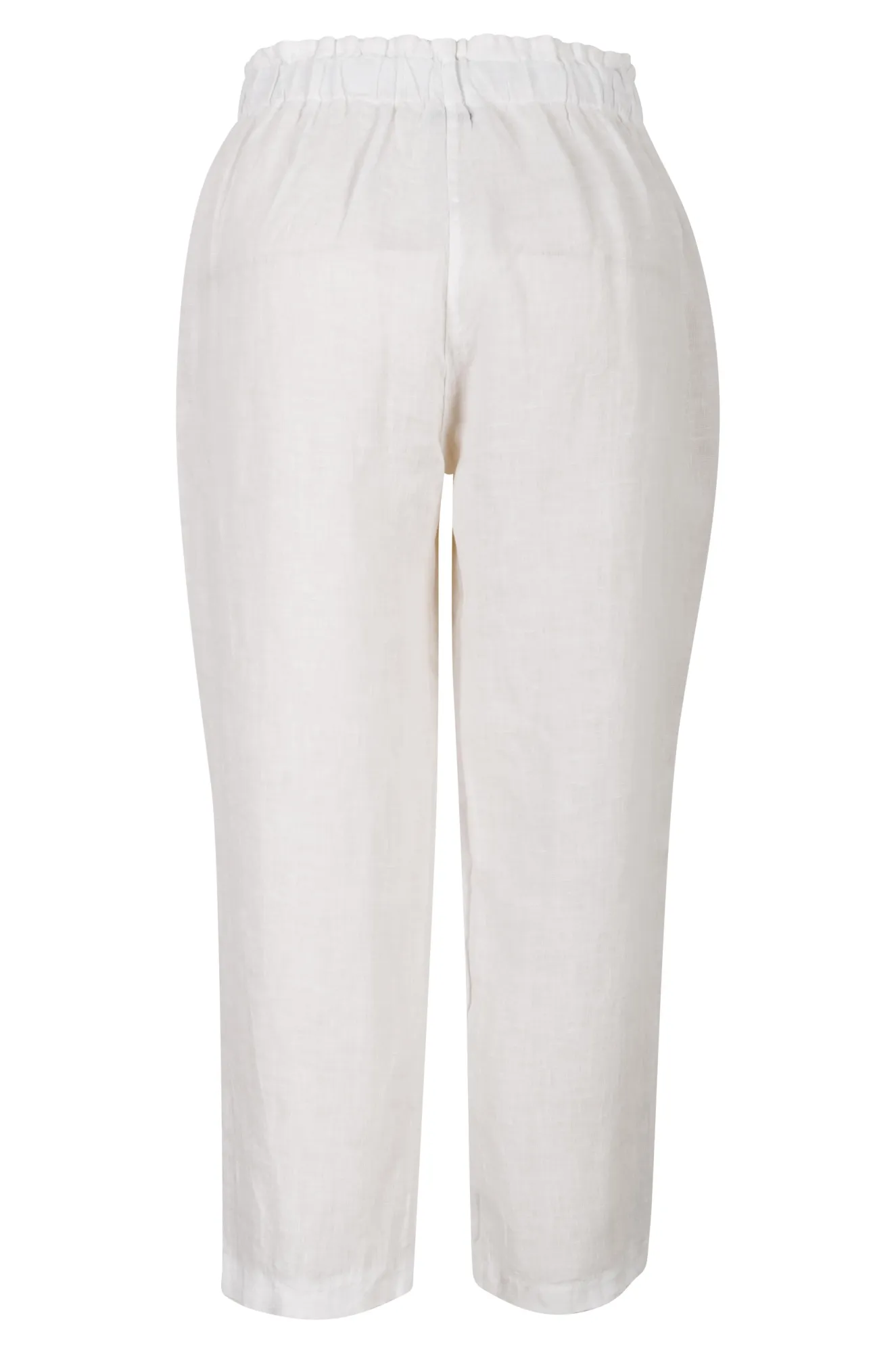 Made in Italy Mid Calf Pants | WHITE | 0206A1