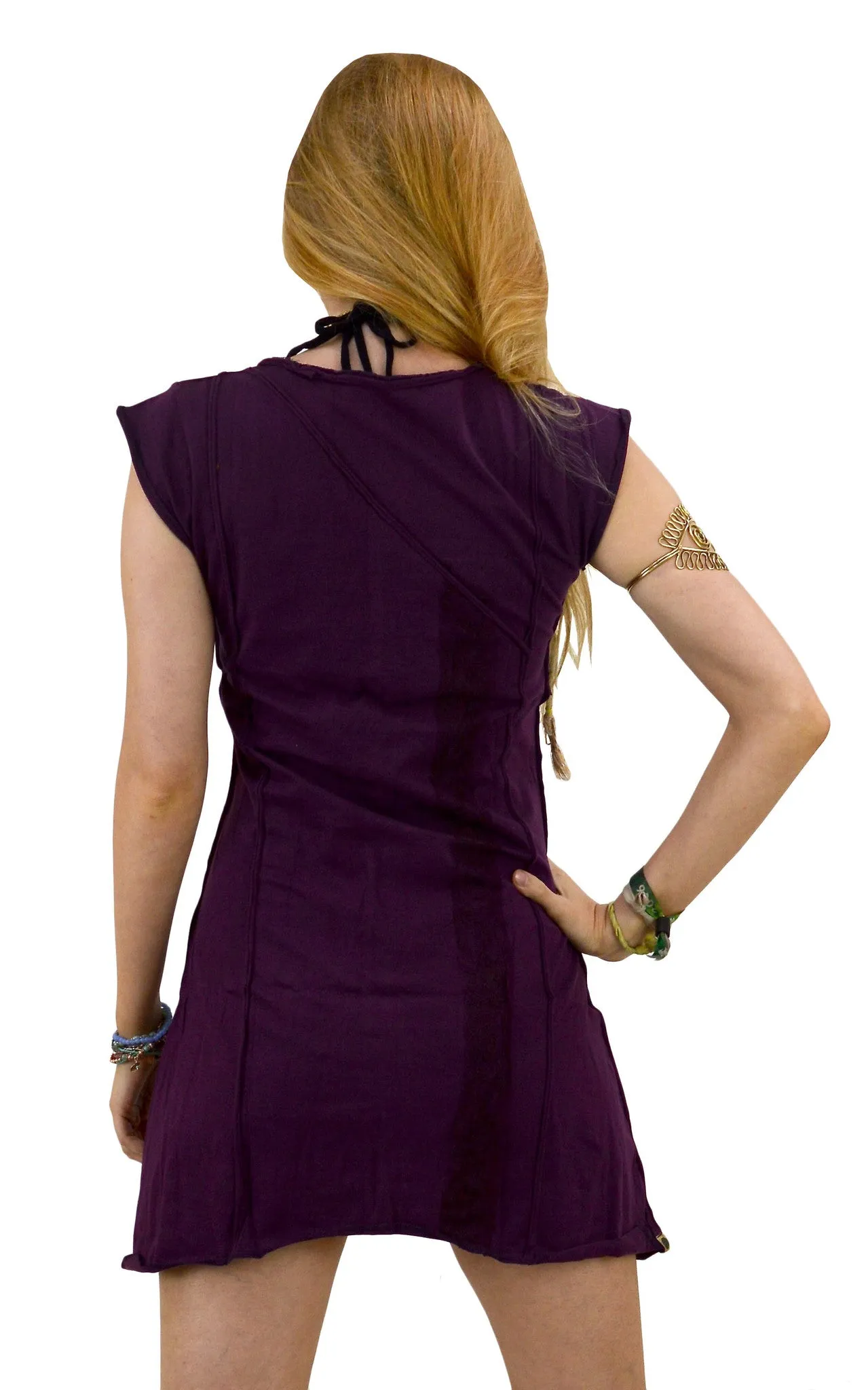 Psy trance style mini dress long top