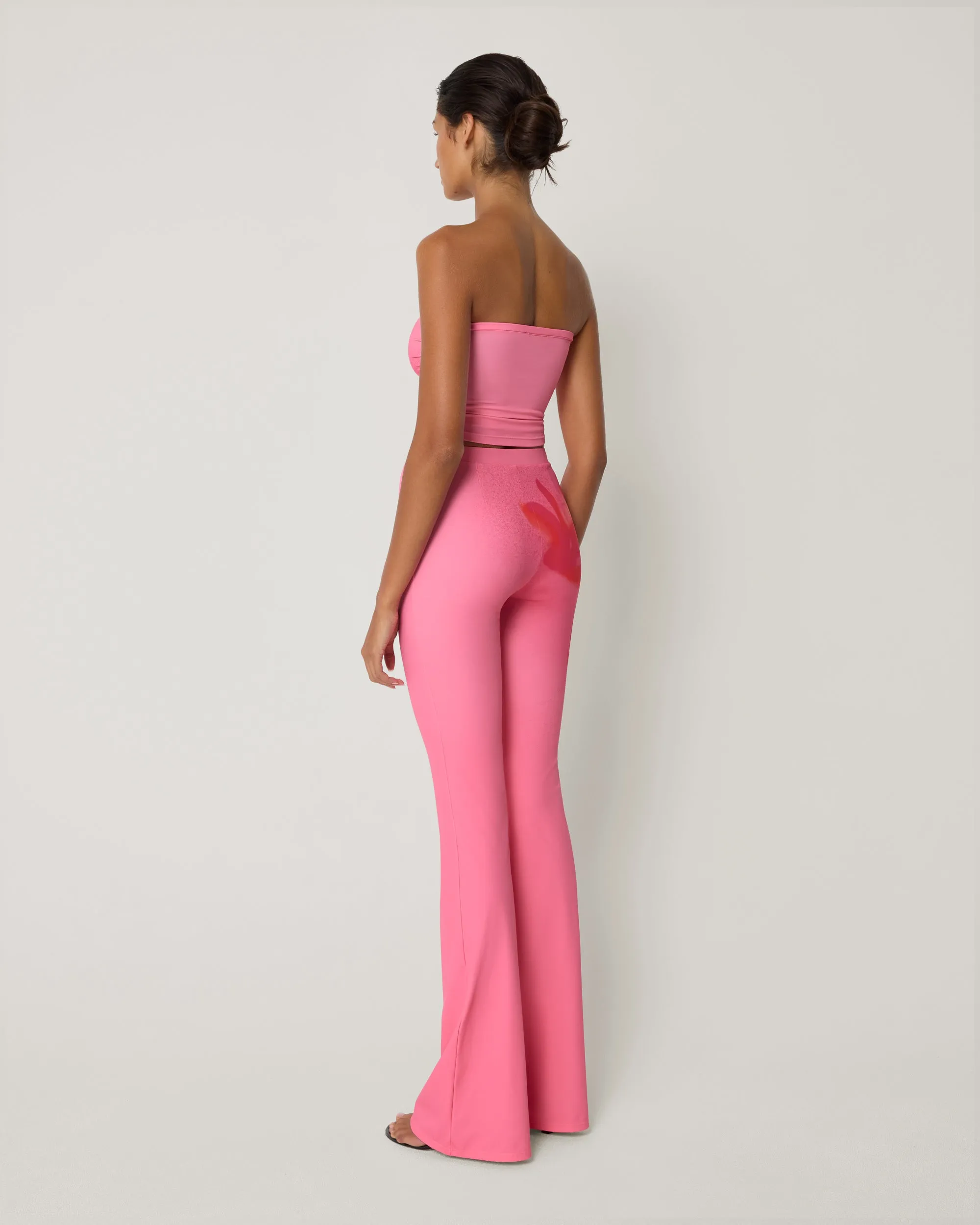 Smooth Stretch Low Rise Pant | Pink Peony
