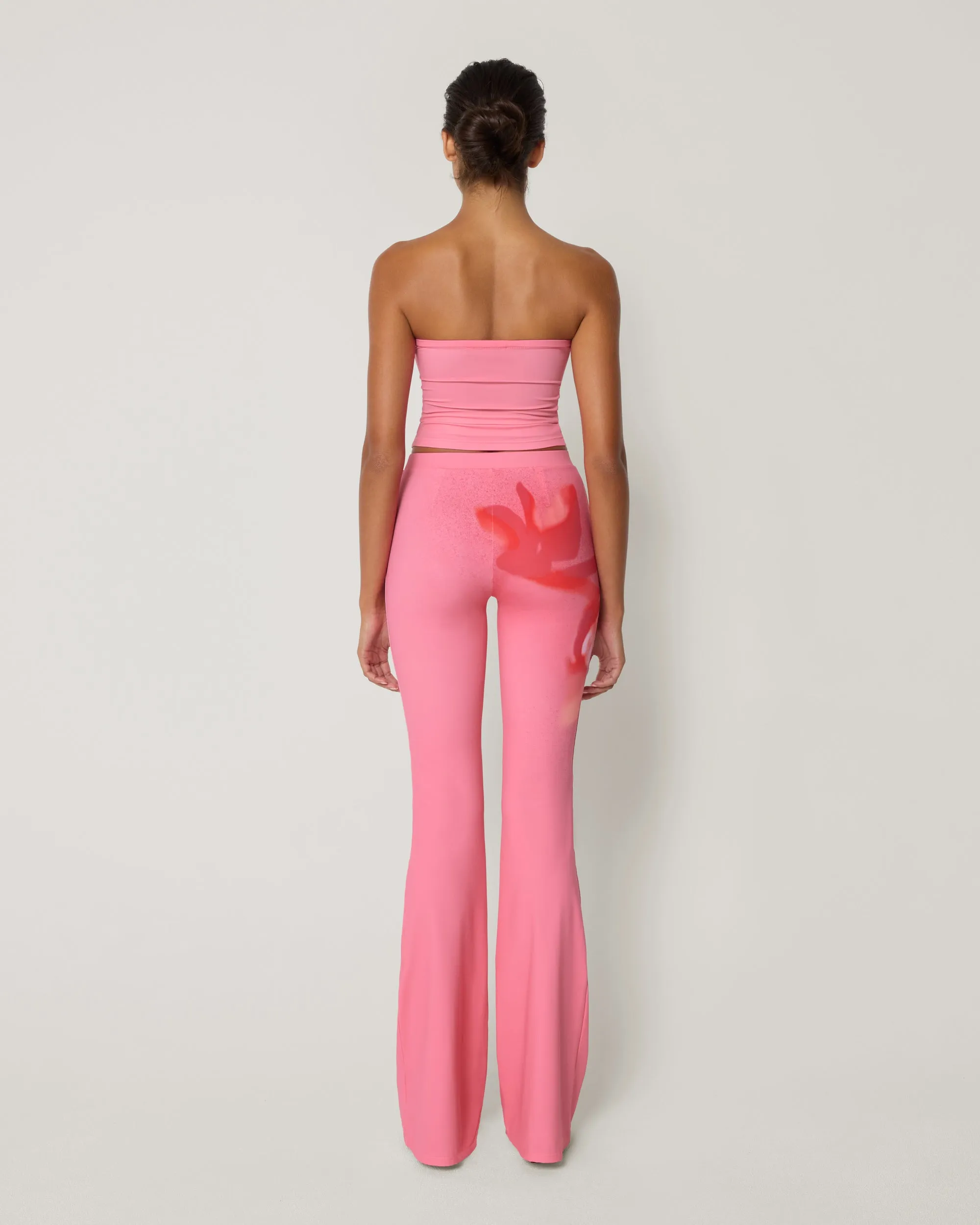 Smooth Stretch Low Rise Pant | Pink Peony