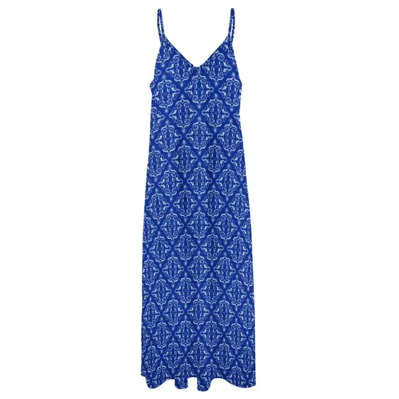 Twirl in Style with the Comfy Blue Boho Maxi Dress of Your Dreams