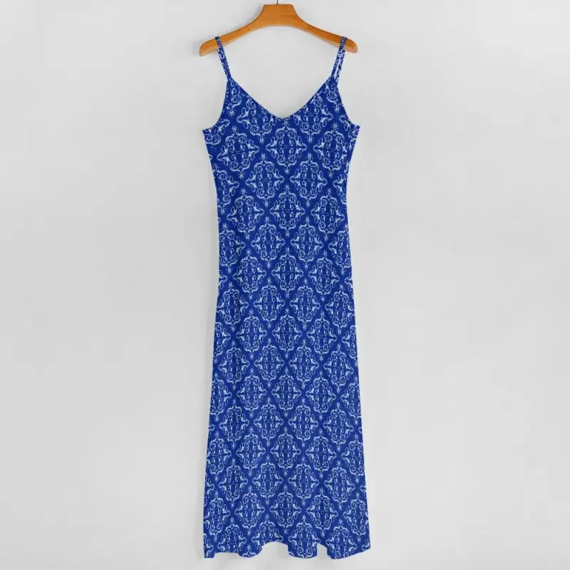 Twirl in Style with the Comfy Blue Boho Maxi Dress of Your Dreams