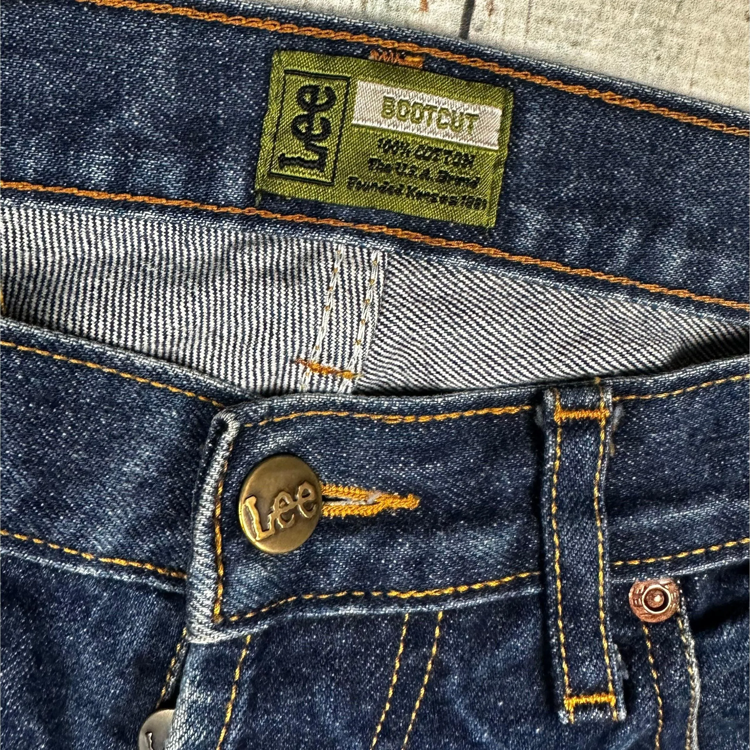 Vintage 80's Lee Rider Mens Bootcut Jeans-