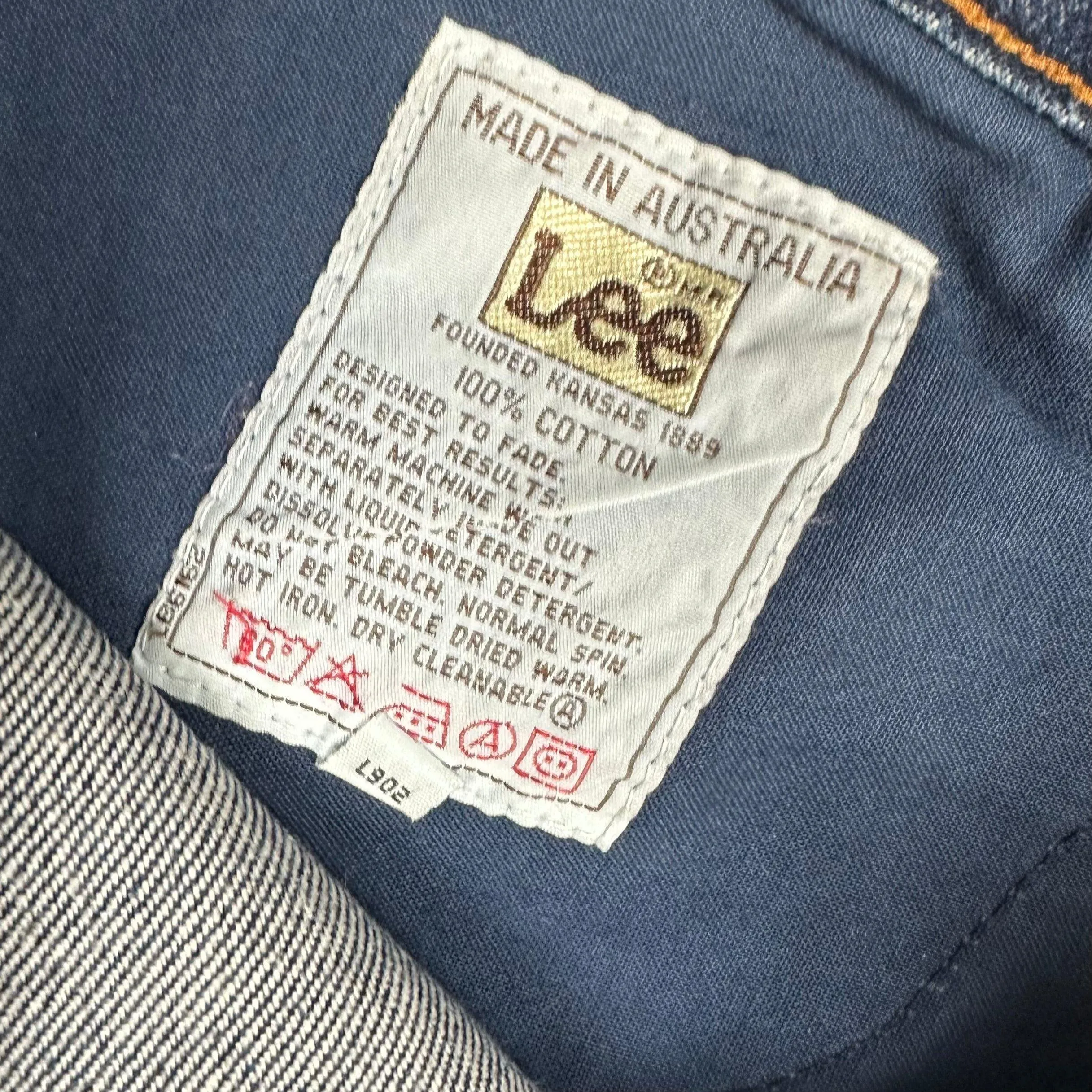 Vintage 80's Lee Rider Mens Bootcut Jeans-