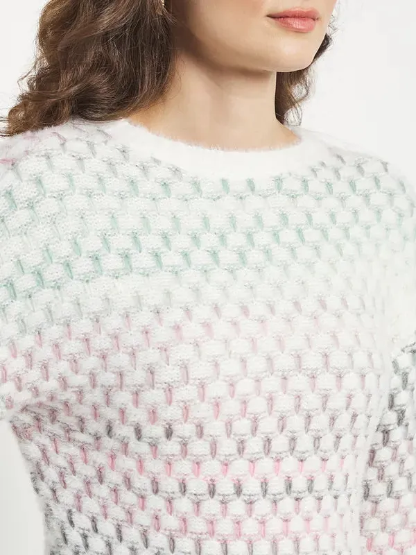 Women Pink Pullover Sweater